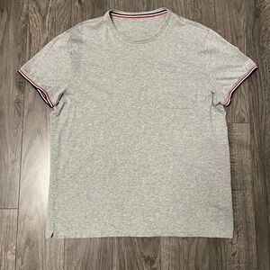 Moncler Maglia Tshirt Grey Pocket T‑Shirt size Large